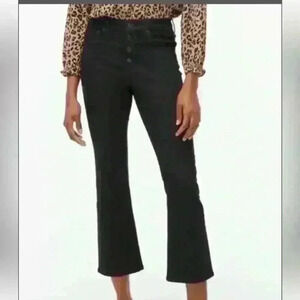 J. Crew High Rise Flare Crop Jeans